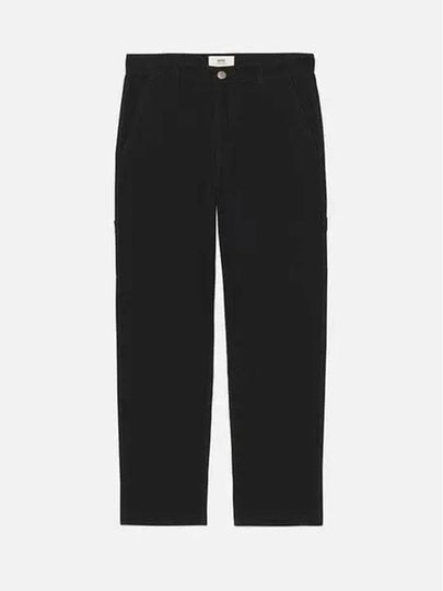 Men's Worker Fit Straight Pants Black - AMI - BALAAN 2