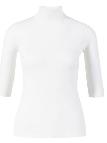 Unghia Virgin Wool Turtleneck White - MAX MARA - BALAAN 2