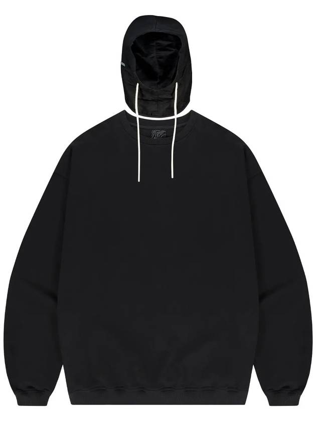 9 23 Balaclava Detouchable Quilted Pullover Black - OFFGRID - BALAAN 1