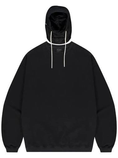 Balaclava Detouchable Quilted Sweatshirt Black - OFFGRID - BALAAN 1