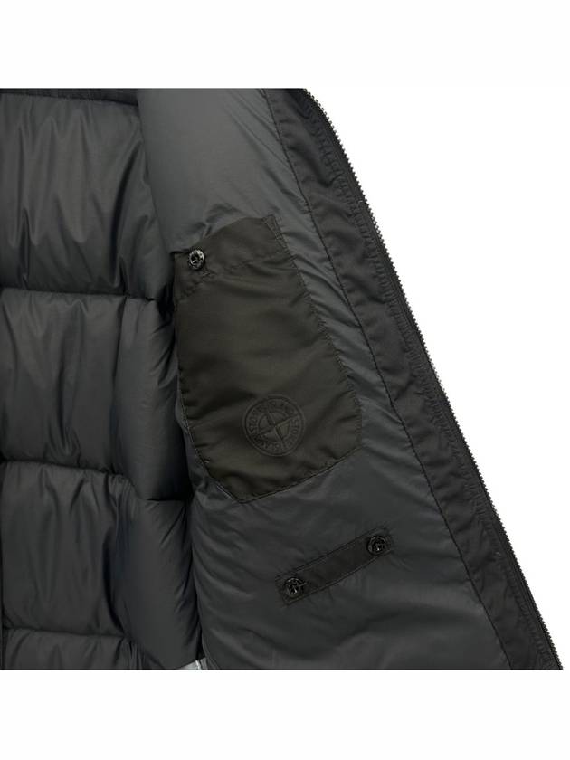 453F3 Ghost Padding Down Jacket Black - STONE ISLAND - BALAAN 8