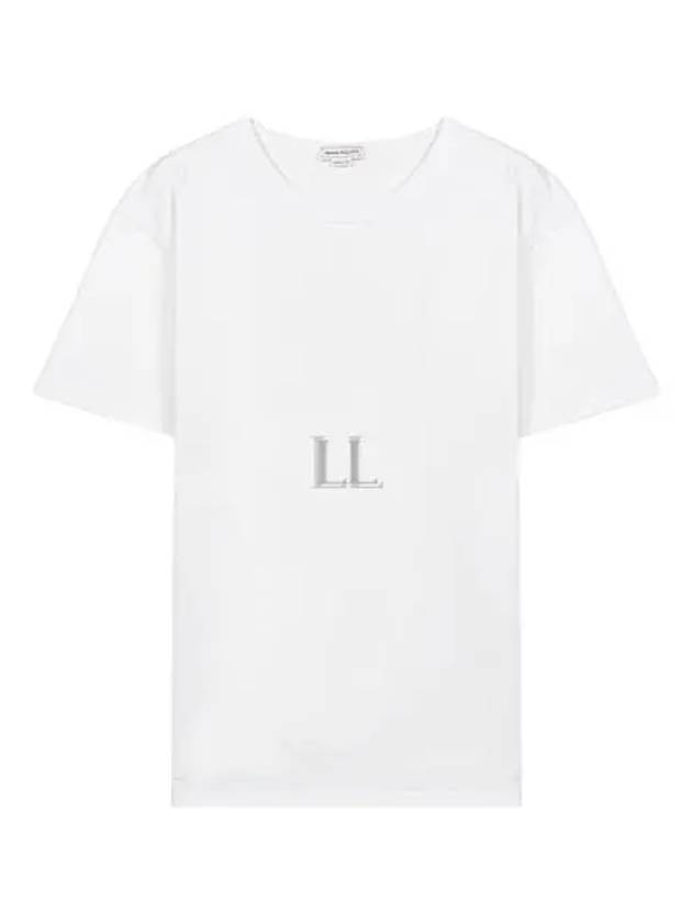 Back Graffiti Logo Short Sleeve T-Shirt White - ALEXANDER MCQUEEN - BALAAN 2