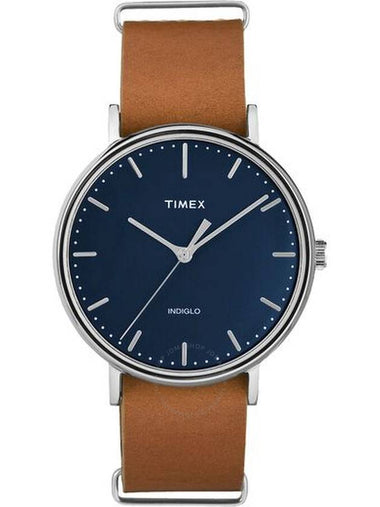 Timex Fairfield Slip-Thru Quartz Blue Dial Men's Watch TW2P97800 - TIMEX - BALAAN 1