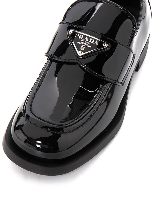 Patent Leather Loafers Black - PRADA - BALAAN 8