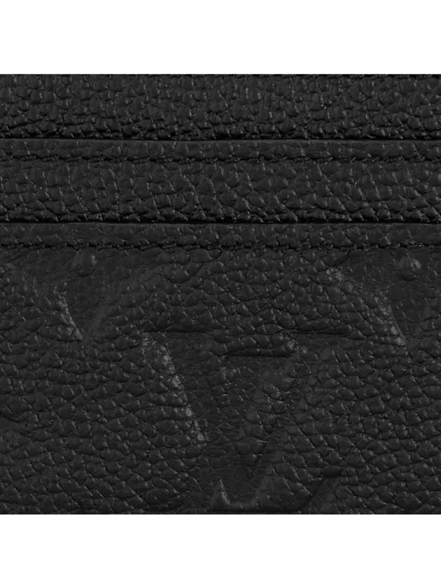 LV Charm Monogram Empreinte Leather Card Wallet Black - LOUIS VUITTON - BALAAN 6