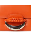 Katie Shiny Calfskin Small Cross Bag Rusted Orange - CHLOE - BALAAN.