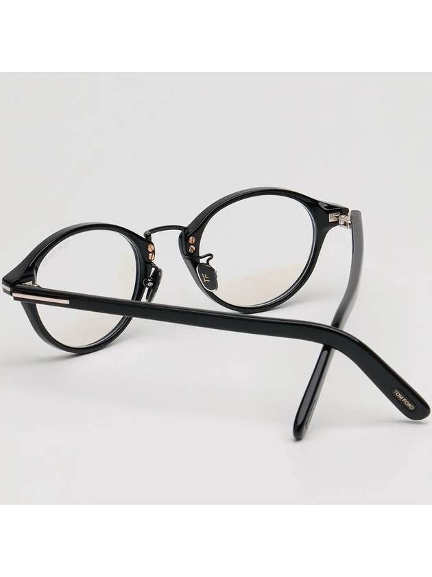 Eyewear Round Eyeglasses Black - TOM FORD - BALAAN 5