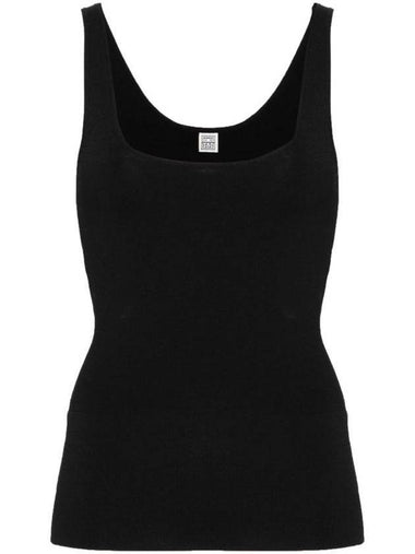 Compact Knit Sleeveless Black 243 WRT0349 YA0080 001 - TOTEME - BALAAN 1