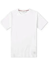 Classic Pique Rib Side Insert 4-Bar Short Sleeve T-Shirt White - THOM BROWNE - BALAAN 2