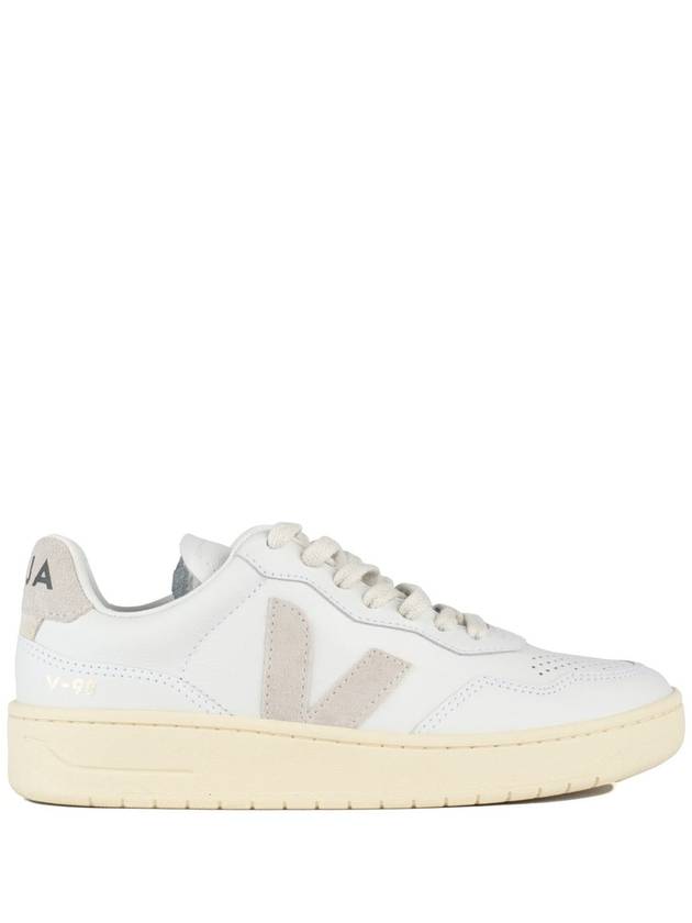 Veja V-90 Leather White Natural - VEJA - BALAAN 1