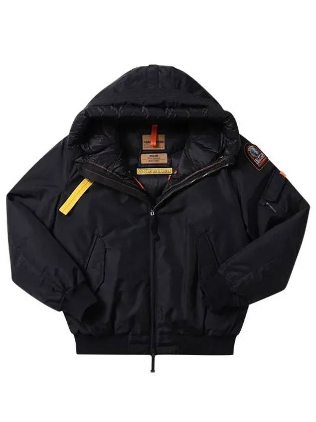 Gobi Core Hooded Down Bomber Jacket Black - PARAJUMPERS - BALAAN 3