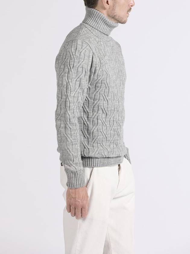 Made In Italy Melange Casual Turtleneck Knit F INIT51 - PANICALE - BALAAN 4