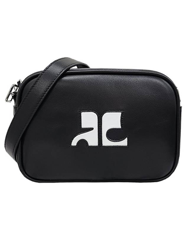 Reedition Camera Leather Cross Bag Black - COURREGES - BALAAN 2