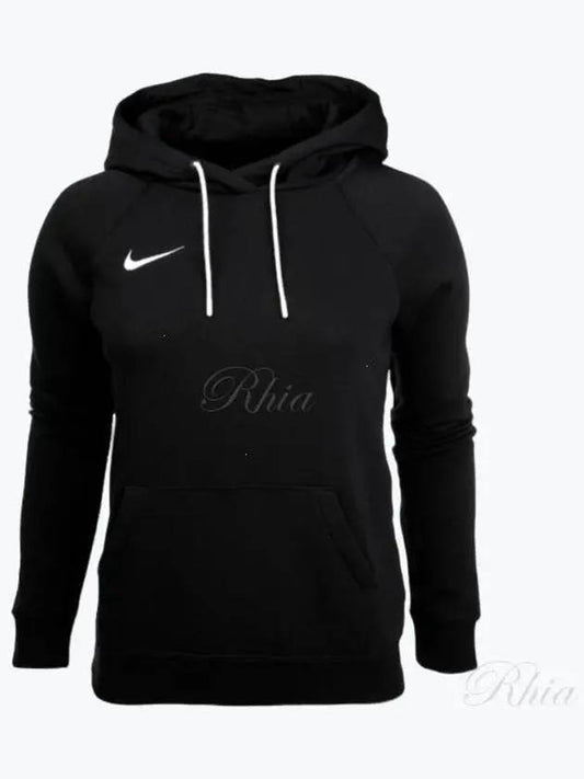 Women's Fleece Park 20 Pullover Hoodie Black - NIKE - BALAAN 2