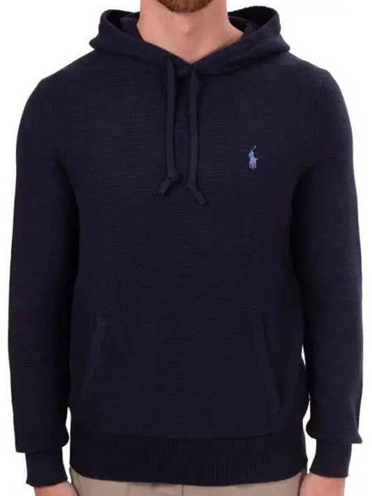 Pony Embroidered Logo Hoodie Navy - POLO RALPH LAUREN - BALAAN 2