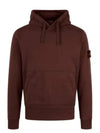 Signature Logo Patch Hoodie Chestnut Brown - STONE ISLAND - BALAAN 2