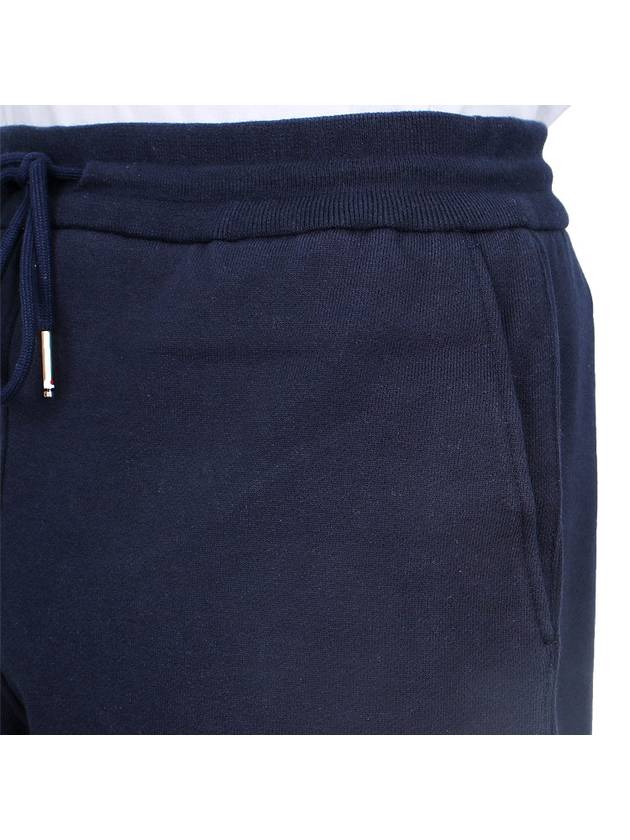 Cotton Loopback Knit Engineered 4-Bar Sweatshorts Navy - THOM BROWNE - BALAAN 8