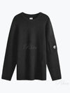 Full Rib Crew Neck Knit Top Black - CP COMPANY - BALAAN 2