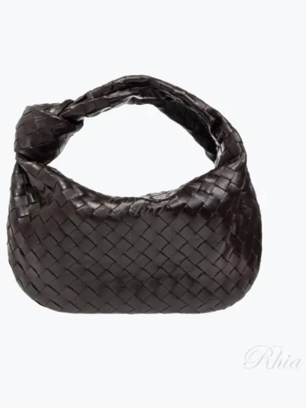 Teen Jodie Intrecciato Leather Tote Bag Brown - BOTTEGA VENETA - BALAAN 2