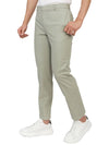 Men's Pleat Detailed Straight Pants Bianco - ALEXANDER MCQUEEN - BALAAN 6