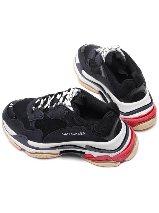 Triple S Low Top Sneakers Black - BALENCIAGA - BALAAN 7