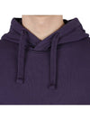 Wappen Patch Classic Fleece Hoodie Purple - STONE ISLAND - BALAAN 7