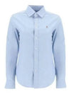 Pony Classic Fit Long Sleeve Shirt Blue - POLO RALPH LAUREN - BALAAN 2