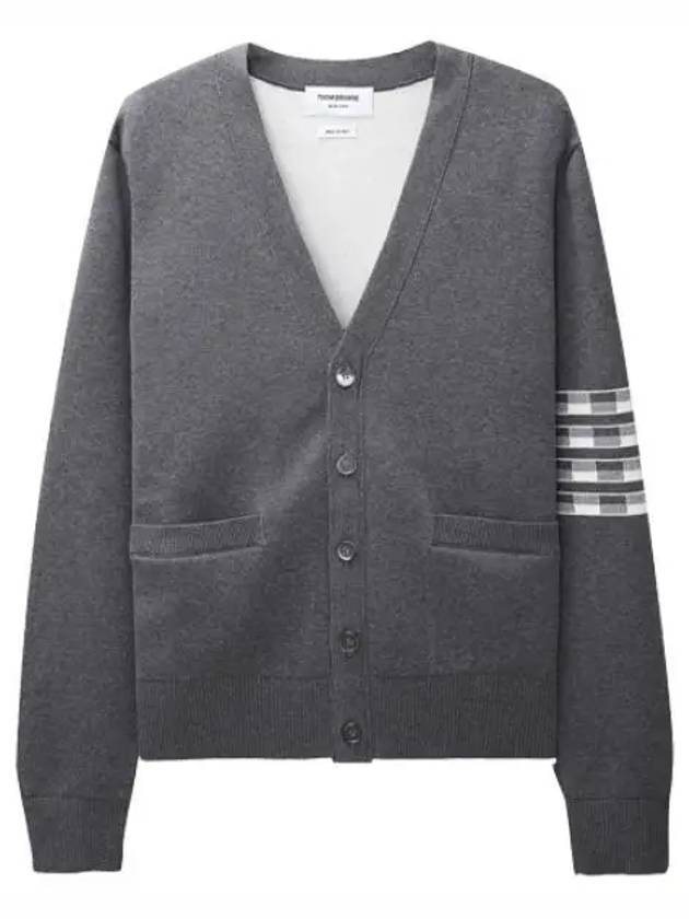 Diagonal Stripe Hector Jacquard Cardigan Men - THOM BROWNE - BALAAN 1