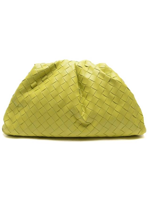 Intrecciato Nappa Leather Dumpling Clutch Bag Green - BOTTEGA VENETA - BALAAN 2