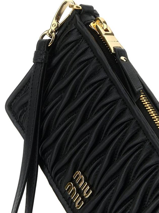 Materasse Nappa Clutch Bag Black - MIU MIU - BALAAN 5