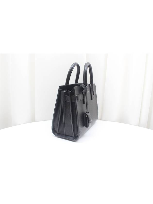 Sac de Jour Nano Top Handle Tote Shoulder Bag Black 392035 - SAINT LAURENT - BALAAN 3