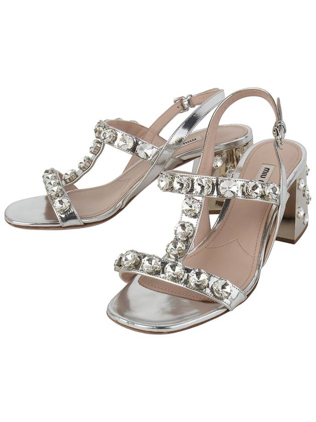 5X978C Crystal Strap Sandals 38 1 233749 2 - MIU MIU - BALAAN 3