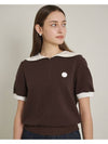 Airy Smoking Sailor Top Brown UV CUT - POSHERD - BALAAN 1