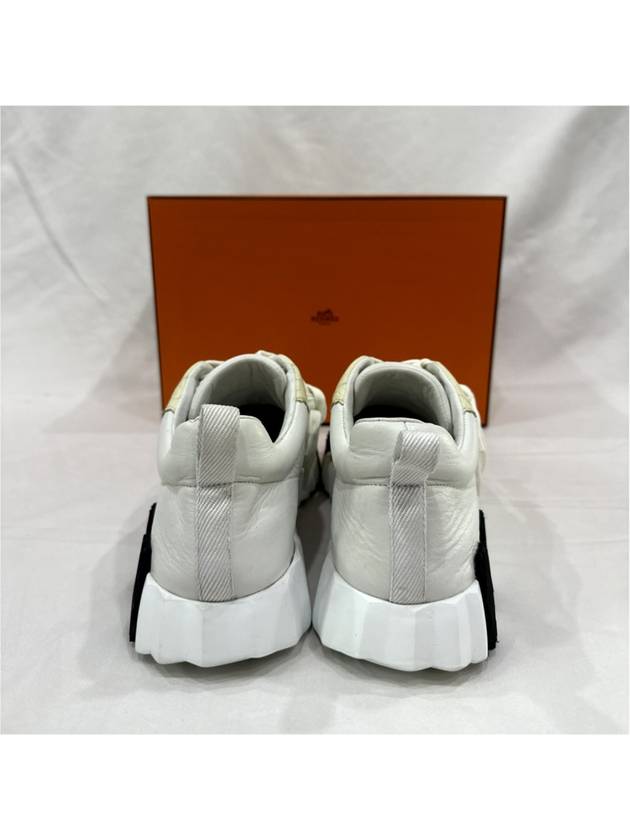 40 5 Hermes alligator crocodile leather bouncing sneakers - HERMES - BALAAN 5