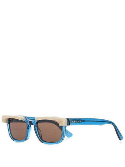 Men's Blue Acetate Sunglasses - GUCCI - BALAAN 2