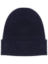 Logo Patch Beanie Navy 3B705 00 A9342 742 - MONCLER - BALAAN 3