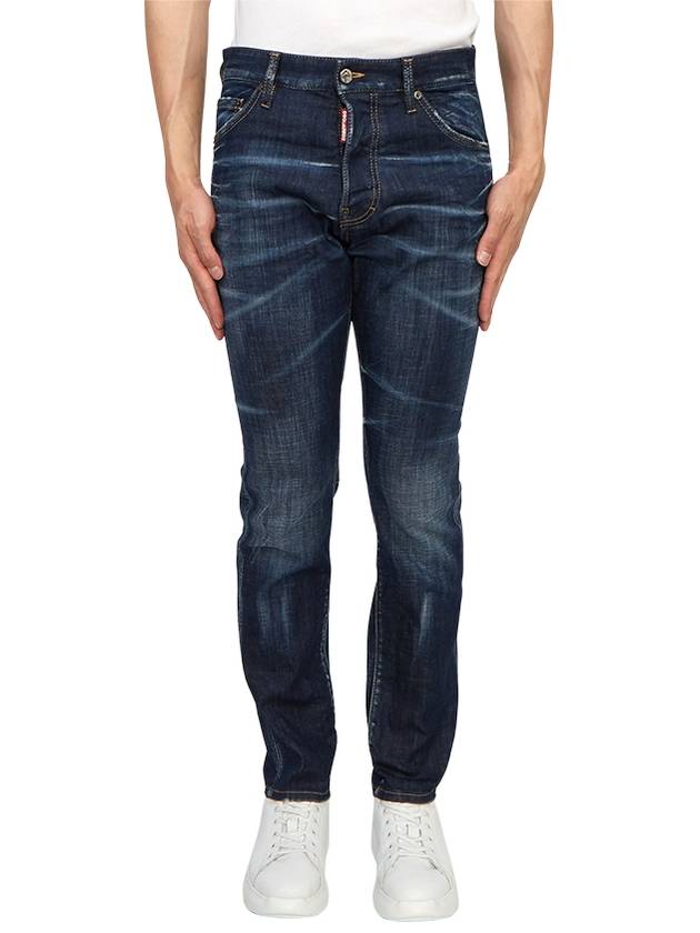 Men's Washed Maple Cool Guy Skinny Jeans Blue - DSQUARED2 - BALAAN 2