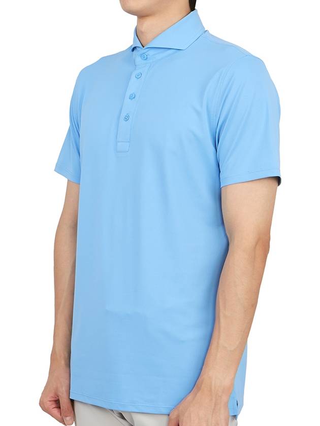 Golf Wear Men s Collar Short Sleeve T Shirt G4MS23K300 CIELO - G/FORE - BALAAN 3