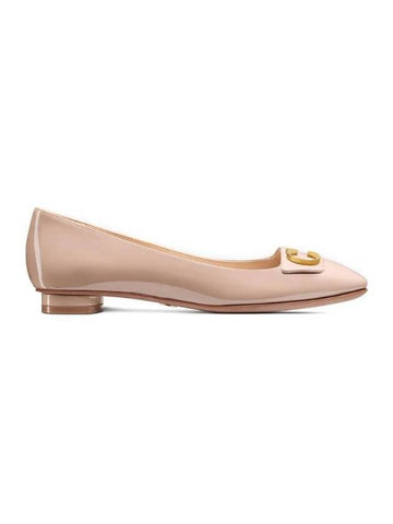 C'est Patent Leather Ballet Flat Nude - DIOR - BALAAN 1