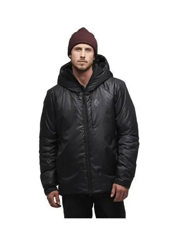 BLACK DIAMOND belay parka MENS NAMAP744005 - BLACK & BROWN - BALAAN 1