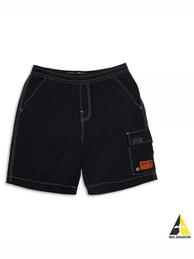 DEUS 24 Big Fella Swim Short DMS232189A BLK Shorts - DEUS EX MACHINA - BALAAN 1