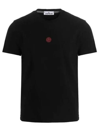 Solar Eclipse Short Sleeve T-Shirt  Black - STONE ISLAND - BALAAN 2