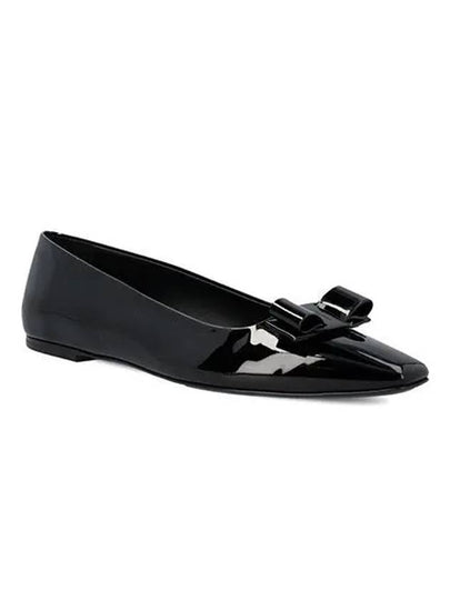 Vara Bow Ballet Flat Black - SALVATORE FERRAGAMO - BALAAN 2