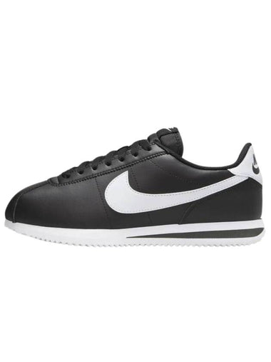 Women's Cortez Low Top Sneakers Black - NIKE - BALAAN 1