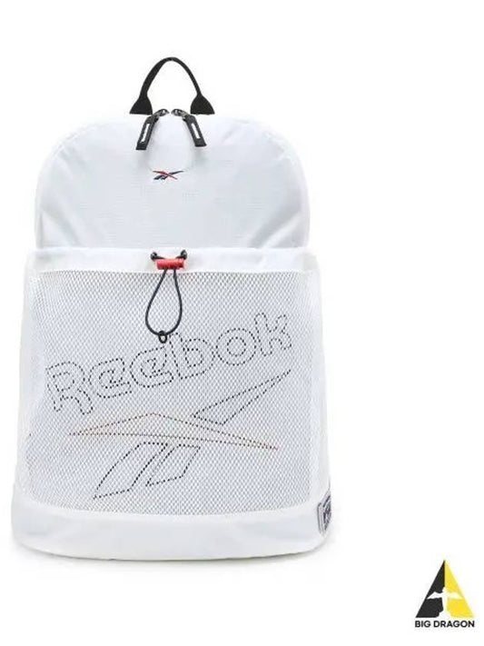 Mesh Pocket String Backpack White - REEBOK - BALAAN 1