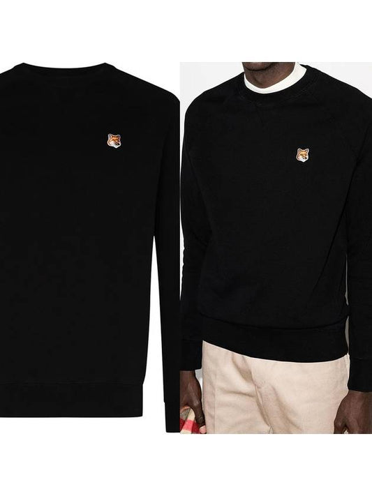 XS size black fox patch sweatshirt AM00303KM0001 - MAISON KITSUNE - BALAAN 1