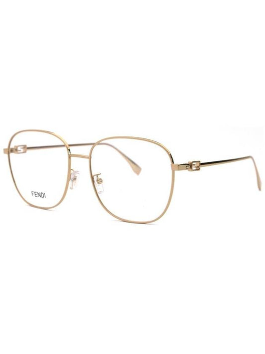 FE50021U 010 Officially imported square metal Asian fit luxury glasses frame - FENDI - BALAAN 1