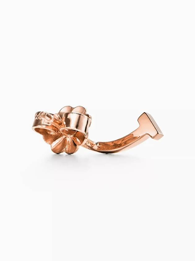 T Smile 18K Earrings Rose Gold - TIFFANY & CO. - BALAAN 5