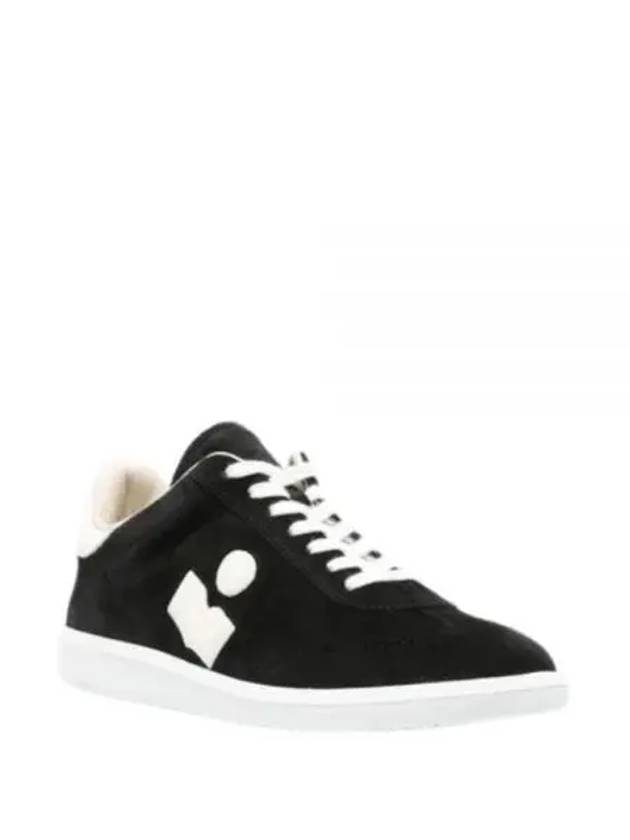 Bryce Suede Low Top Sneakers Black - ISABEL MARANT - BALAAN 2