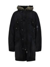 Fur Hooded Military Parka Black - BALENCIAGA - BALAAN 2